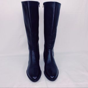 Calvin Klein Womens Donnily Leather Boots 7.5